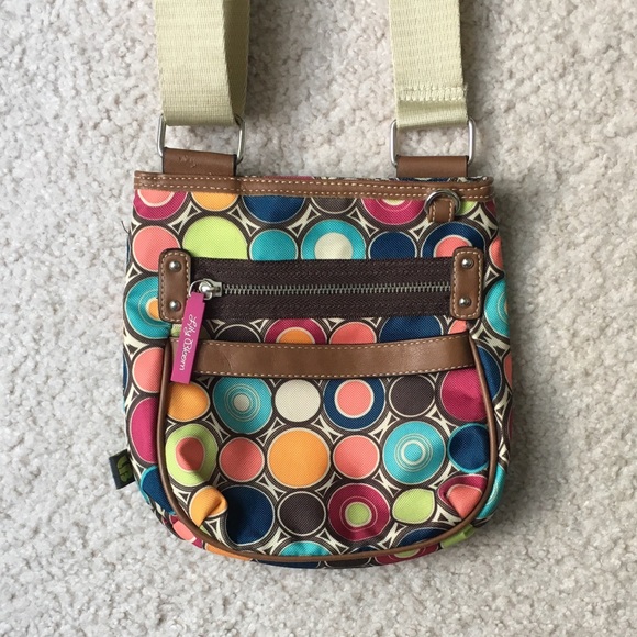 Lily Bloom Multi-Color Circle Crossbody Bag - Picture 3 of 8